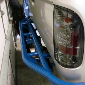 rear bumper, tail lights