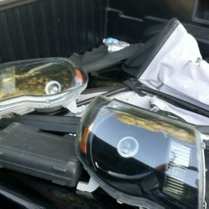 Working on some projectors for someone