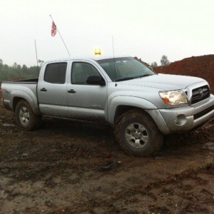 in the field