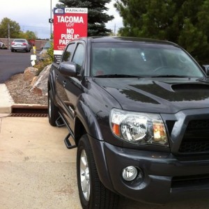 My assigned parking lot was renames TACOMA!