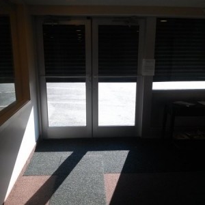 You know you eirk in the ghetto when you got doors to protect the doors