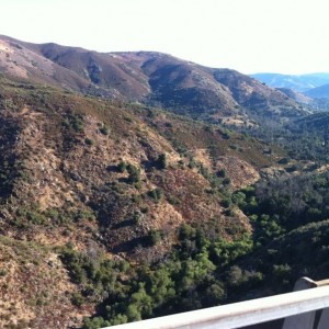 On the tallest bridge in San Diego county