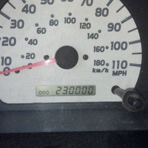 Finally hit 230k