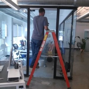 Door that wouldn't fit. Um move the pivot and it fits just fine. Thank