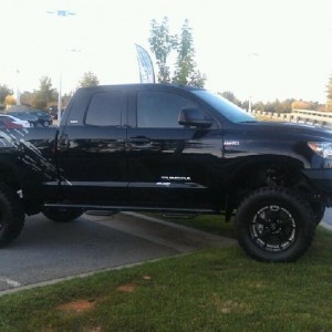 Tundra pro comp series at dealership.