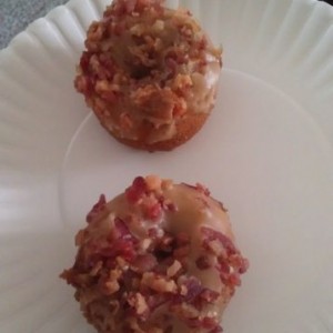 Maple Bacon donuts, FTMFW.