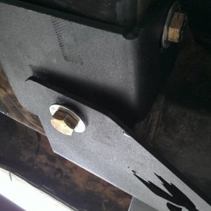Slider bolt to U Cross Member Bracket