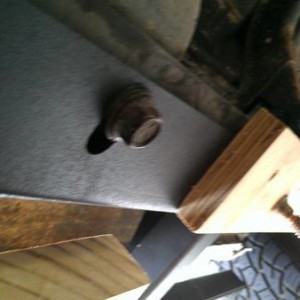 Drive Shaft Cross Member Bolt Reinstall