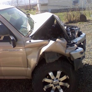 Totalled Tacoma :(