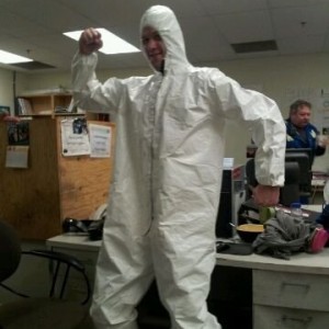 Full body condom!! This message was sent from a Bell mobile phone.
