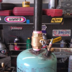 Built my own bead setting/storage air tank. Cost $25