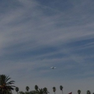 Spaceshuttle flyby