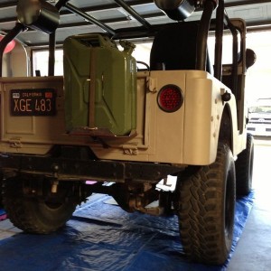 Just made my own Jerry can holder.:D
