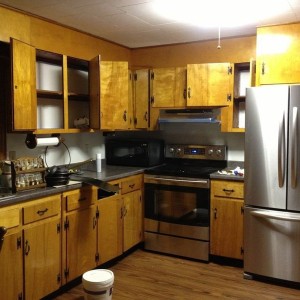 Finished kitchen