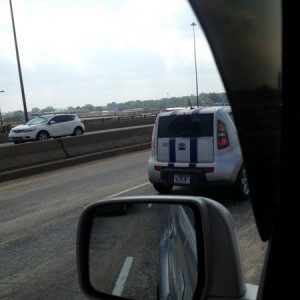 Cool purple stripes bra..
