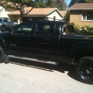 Black powder coat FJ wheels
