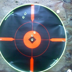 Walking it in at 50yds.