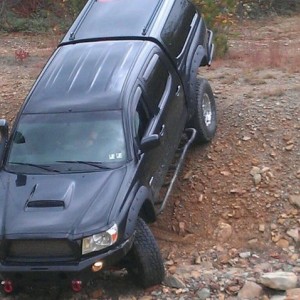 Craig attempting to get stuck at Centralia