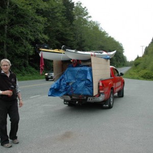 Loaded and heading North - May 2012