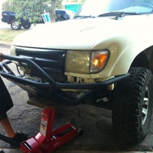 Mock up of Reagan's tube bumper