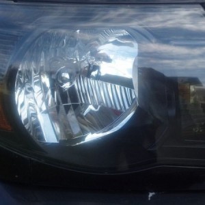 Restored headlights