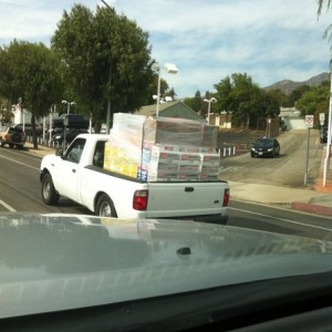 Dude is swaying all over the road