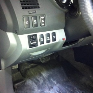 Toyota Red Alarm Button