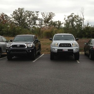 Saw someone at Texas Roadhouse near me, nice 2012 next to my 2006