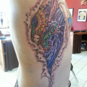 Side tattoo