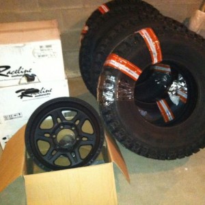 Got some new wheels now I need to get them on the tires.