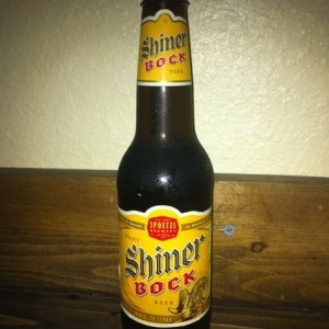 For some reason shiner is considered an import in Texas...wtf