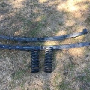 Stock 2010 Rear Leaf Springs and Stock Front Coil Springs