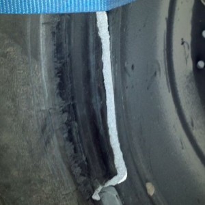 Brand new rims busted.