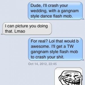 Gangnam style flash mob guys, Patrick's wedding...who's in?