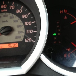 So drove to half a tank of fuel then filled up. Then drove to half a tank a