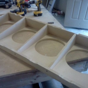 fitting the box filing every bend  for a snug fit