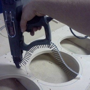 screwing and filling