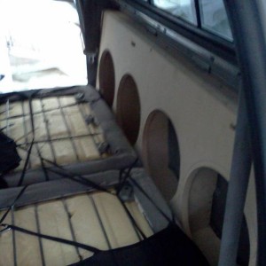 custom seat mounts for custom sub box 2002 double cab tacoma