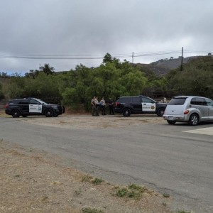 We caught the campsite thieves that have been stealing from everyone's campsite the last few days. 2 nude dudes (one with just a wig and fish nets). A