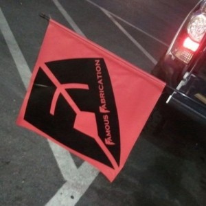 Made a flag for the race this weekend.