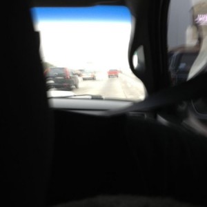 Sitting in the back of an access cab really sucks