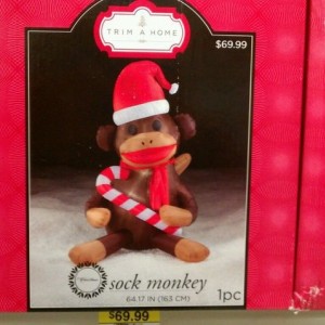 It's a sock monkey