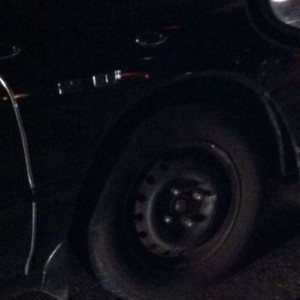 Not sure if you can see it but that badge above and to the left of the tire