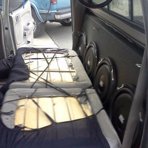 speakers installed 4 12" mtx subs 2002 toyota tacoma