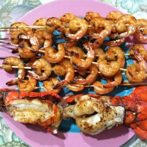 Shrimp and Lobster dinner