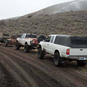 Wood run.