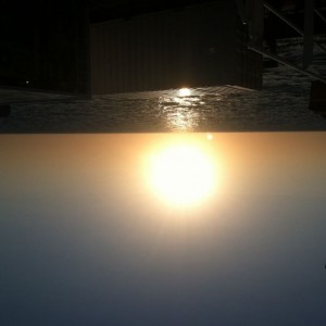 Sunset on the Indian