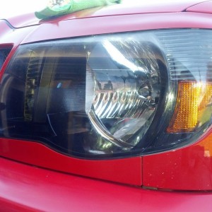 Headlight cleaning.... after