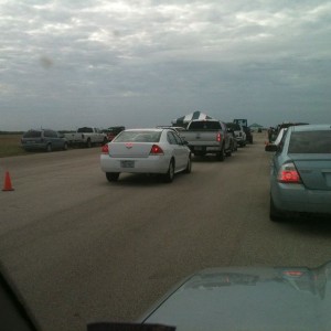 Corvette impala at the texas mile