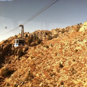 Other car on the uphill run.